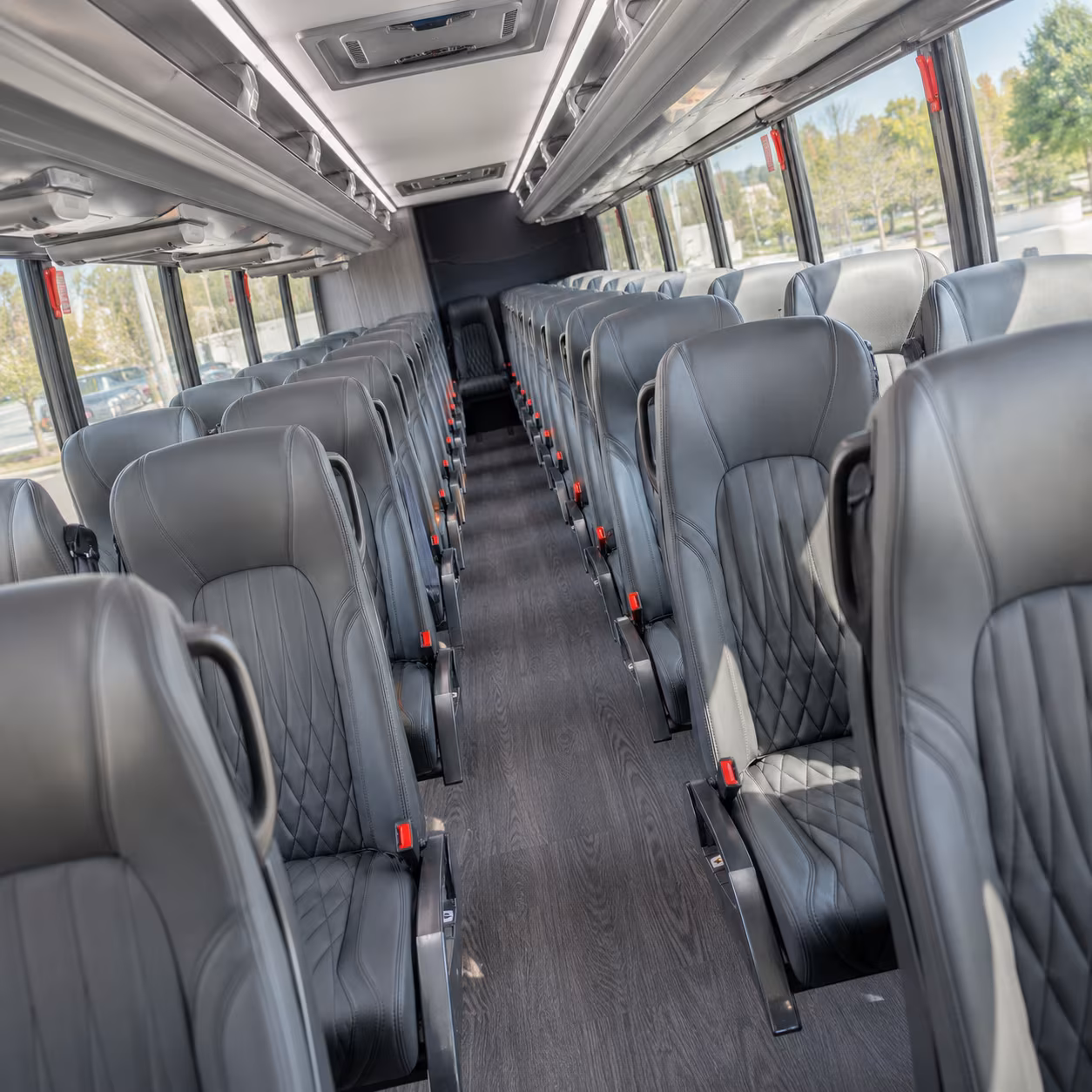 28 passenger minibus inside
