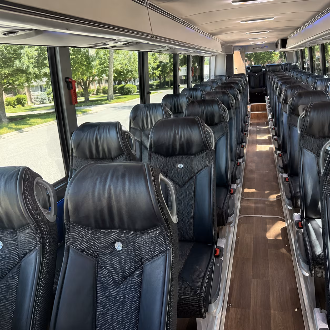 yuma charter bus inside